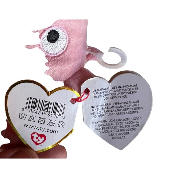 Ty Peppa Pig 2021 Teddy Bear NWT 8" Red Dress - Picture 6 of 13